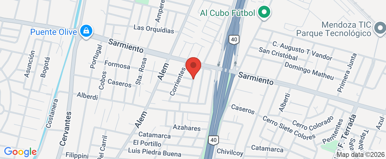 Mapa de la ubicación