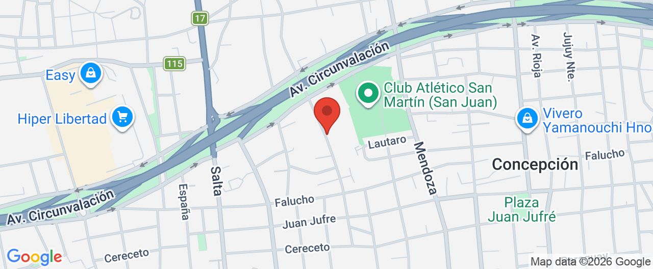 Mapa de la ubicación