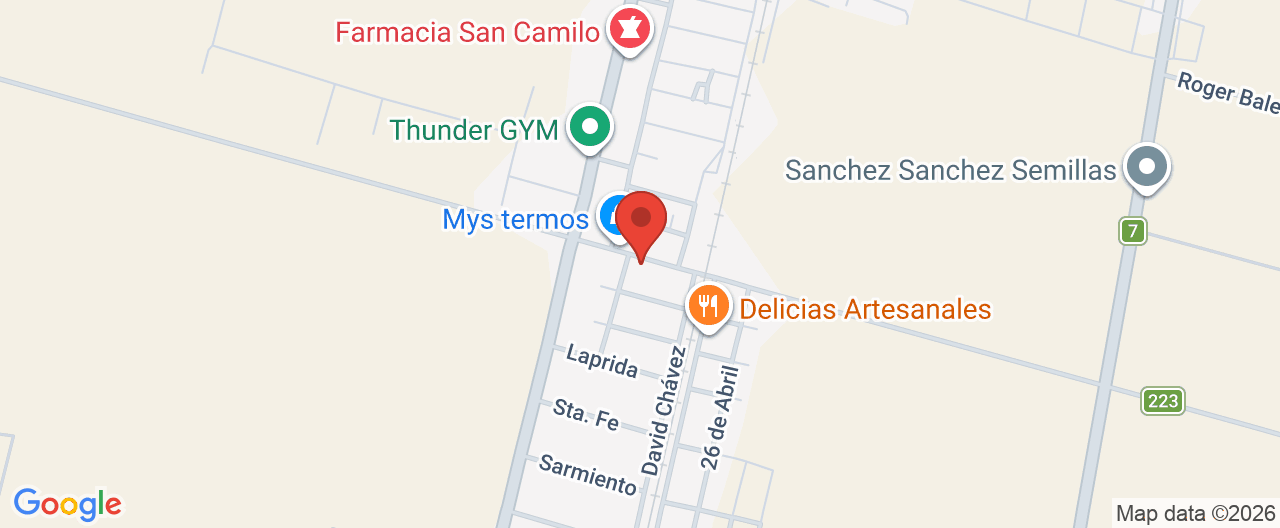 Mapa de la ubicación