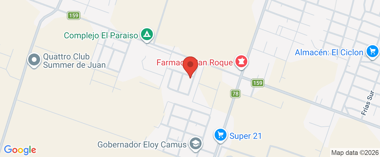 Mapa de la ubicación