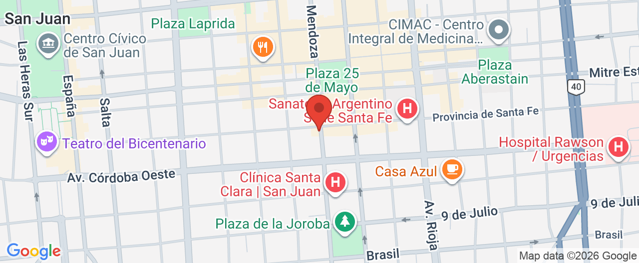 Mapa de la ubicación