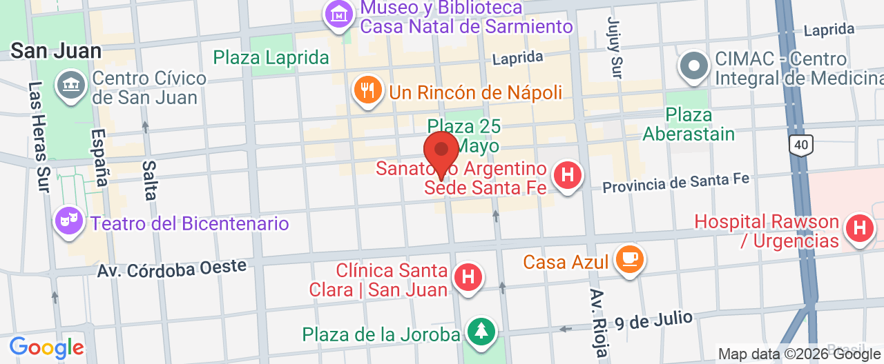 Mapa de la ubicación