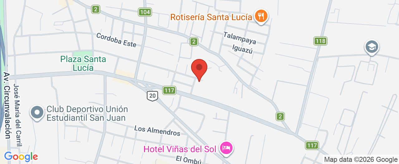 Mapa de la ubicación