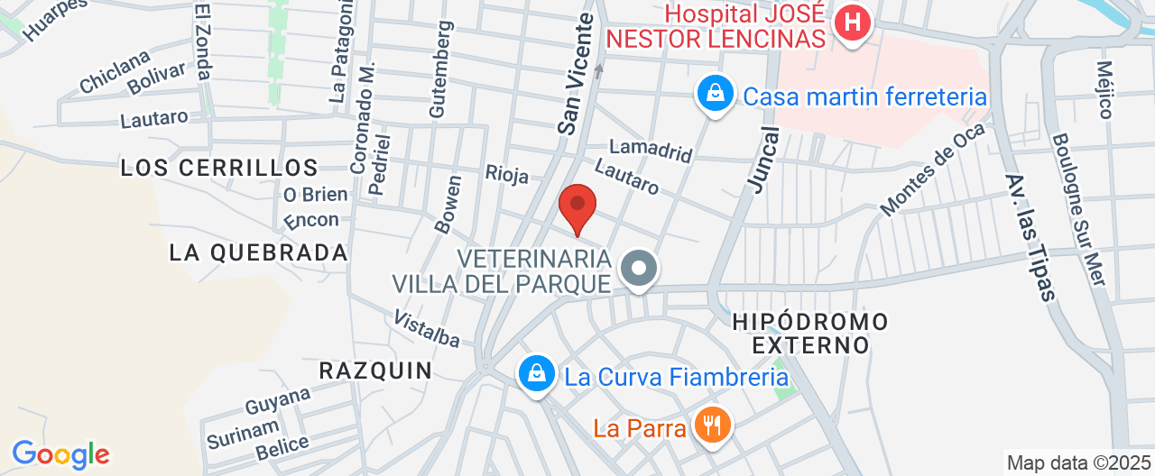 Mapa de la ubicación