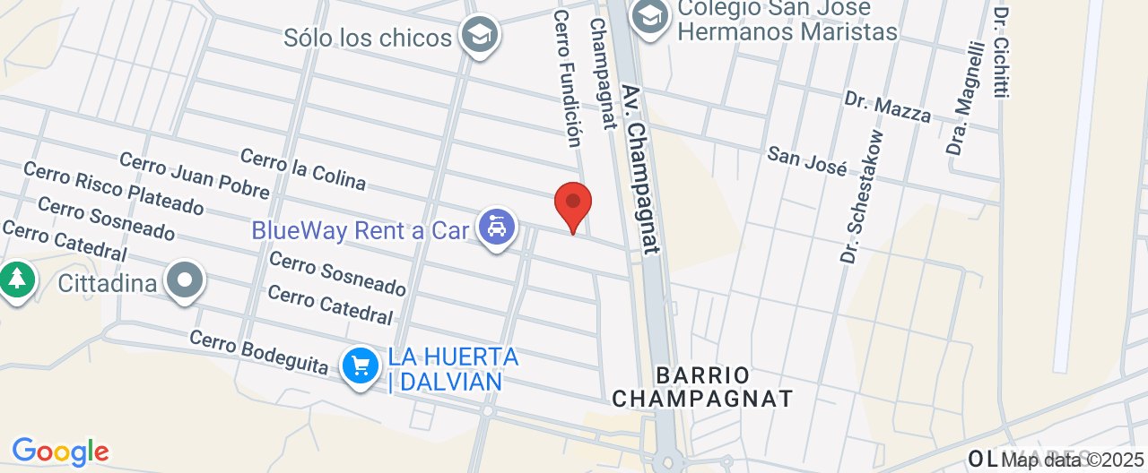 Mapa de la ubicación