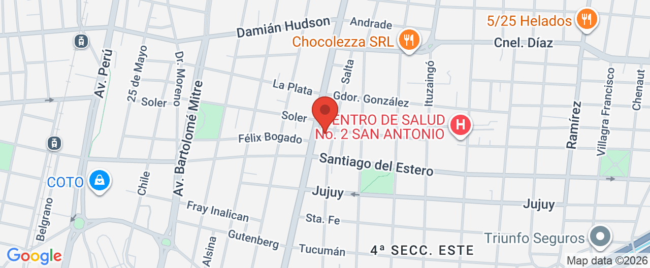 Mapa de la ubicación