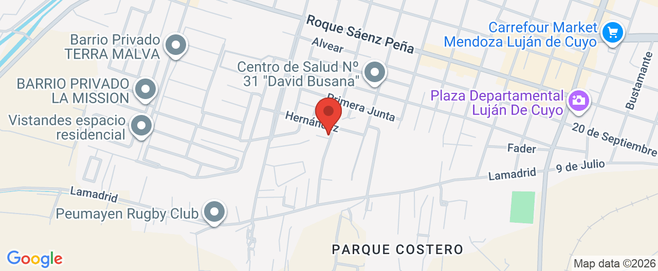 Mapa de la ubicación