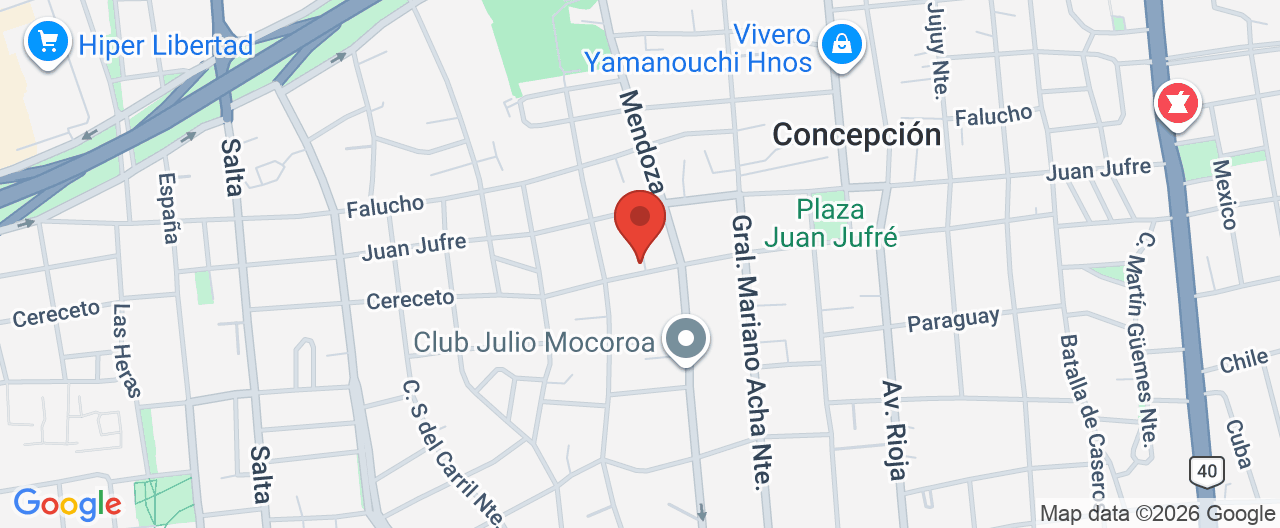 Mapa de la ubicación