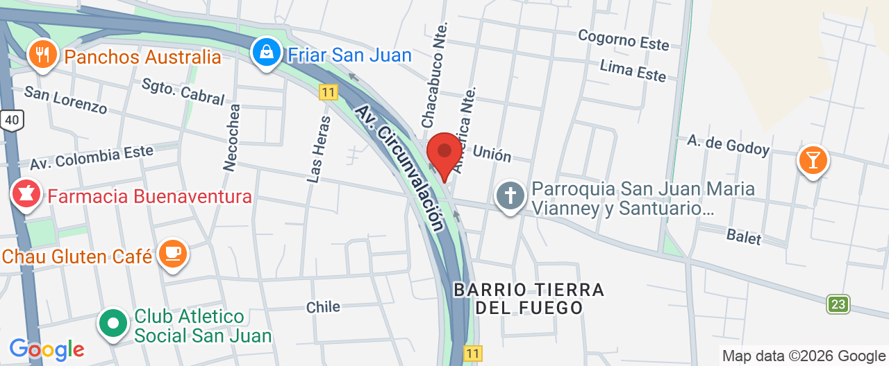 Mapa de la ubicación
