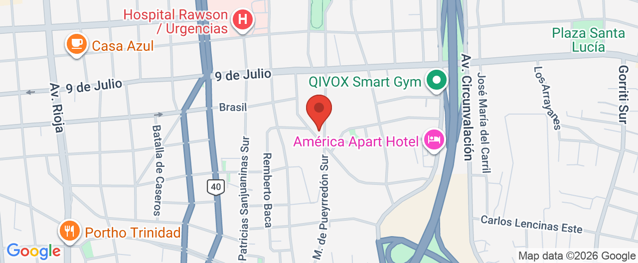 Mapa de la ubicación