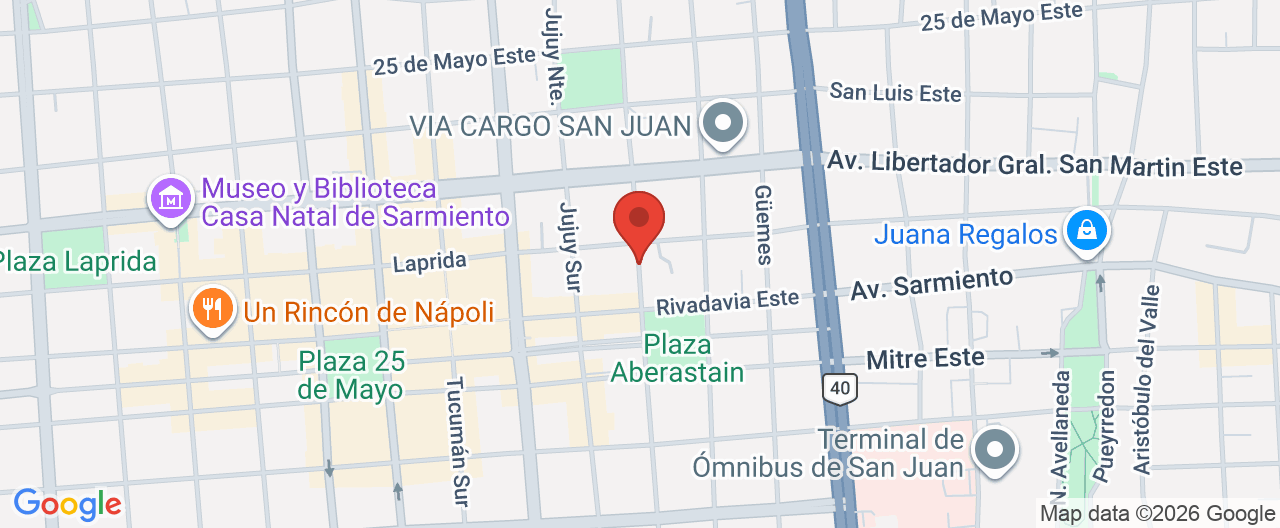 Mapa de la ubicación
