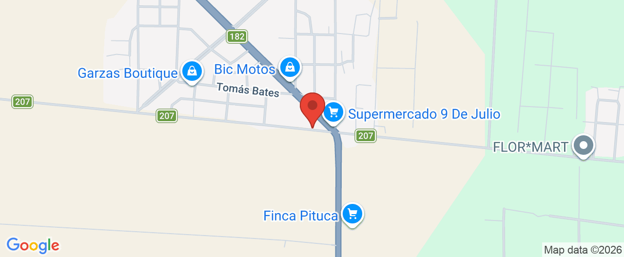 Mapa de la ubicación