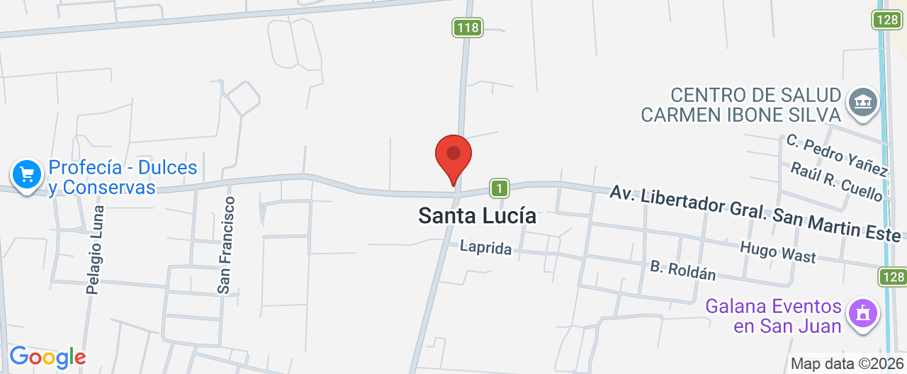 Mapa de la ubicación