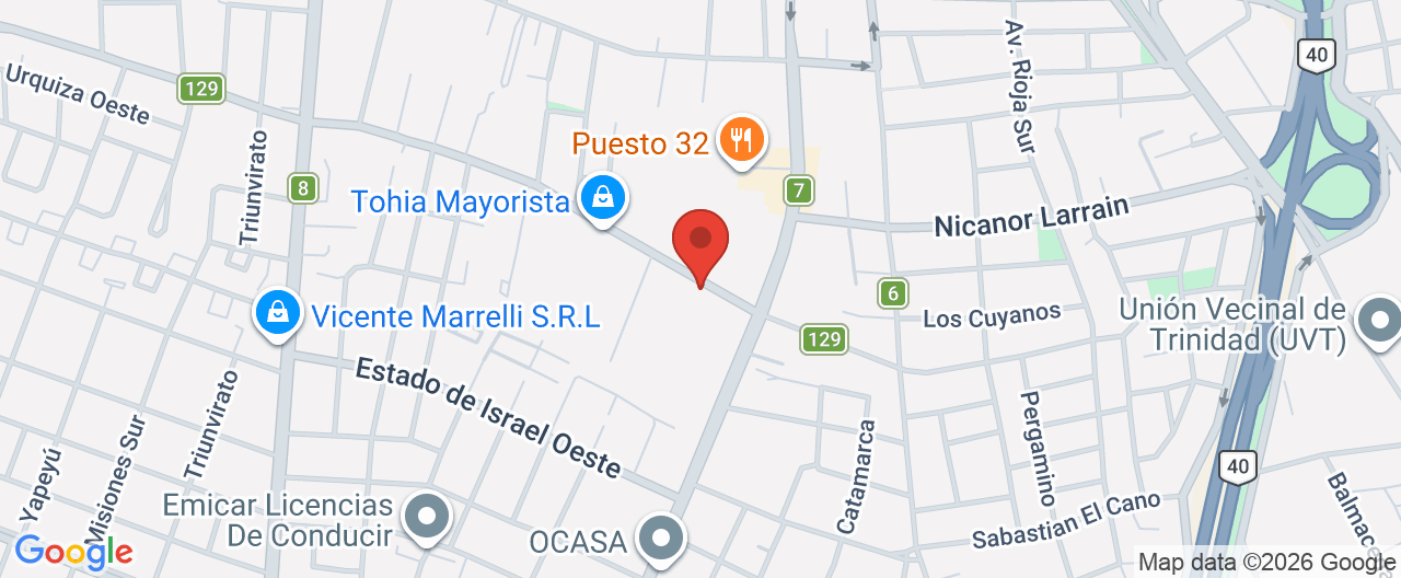 Mapa de la ubicación