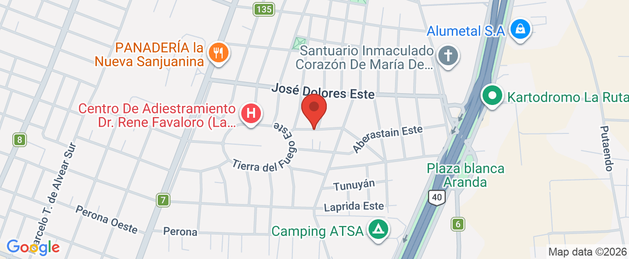 Mapa de la ubicación