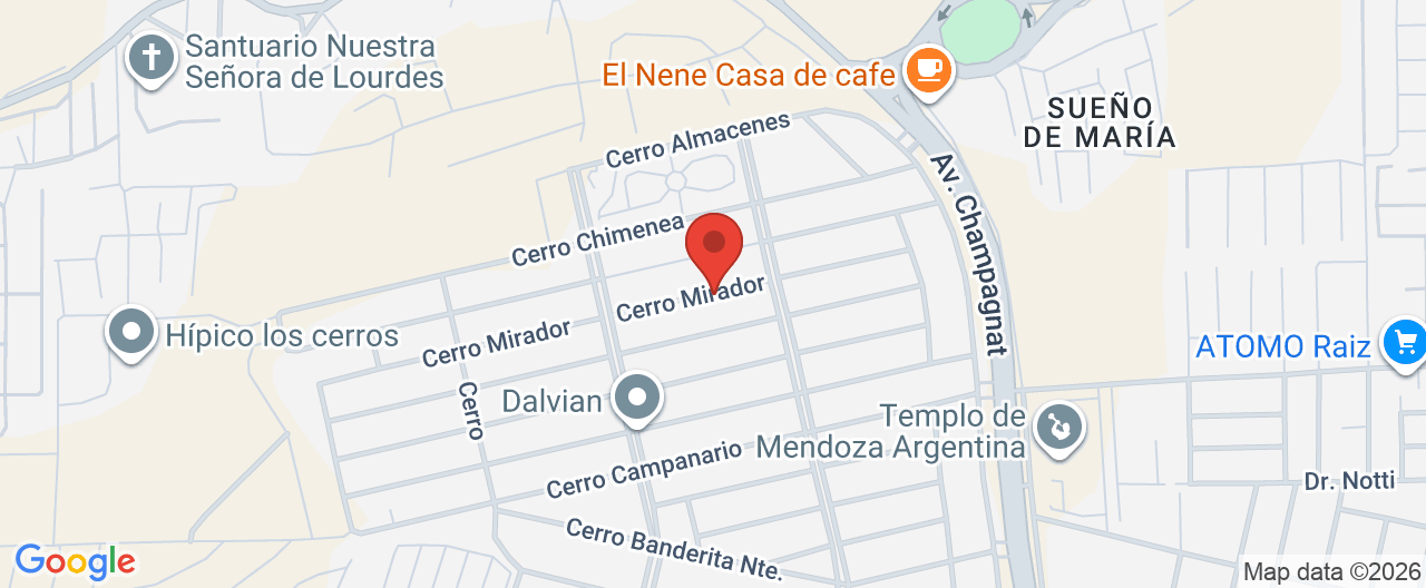 Mapa de la ubicación