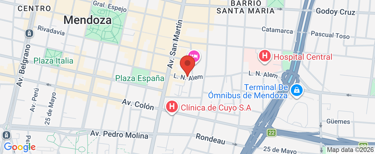 Mapa de la ubicación