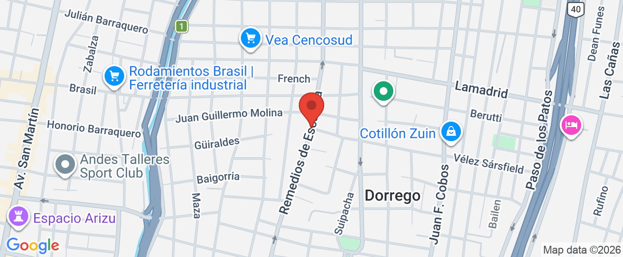 Mapa de la ubicación
