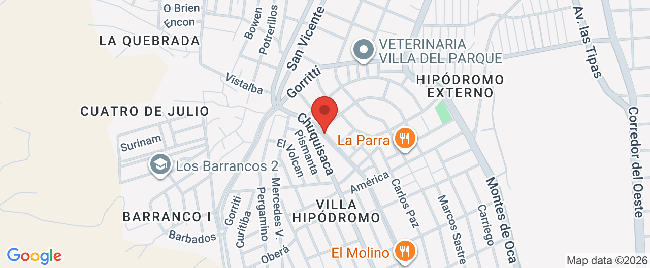 Mapa de la ubicación