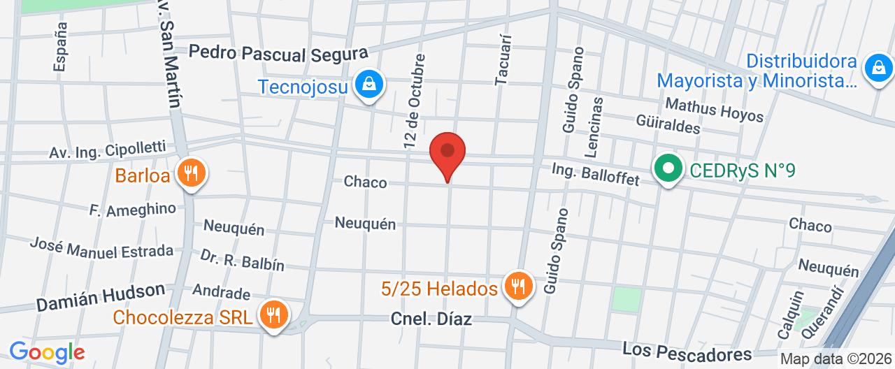 Mapa de la ubicación