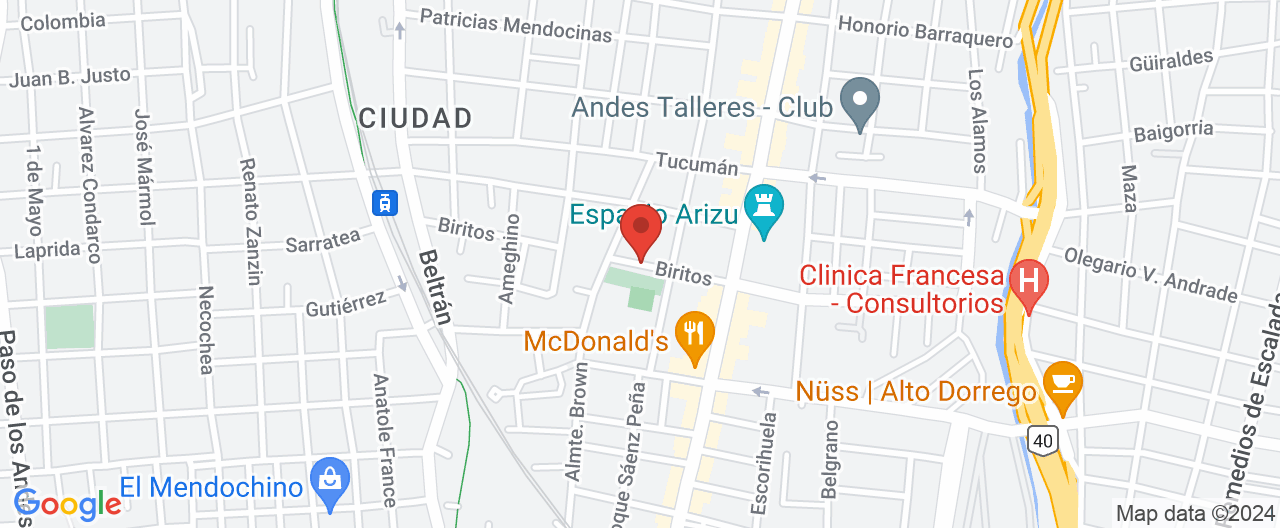 Mapa de la ubicación