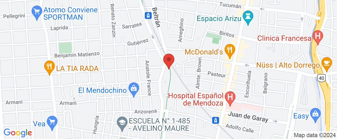 Mapa de la ubicación