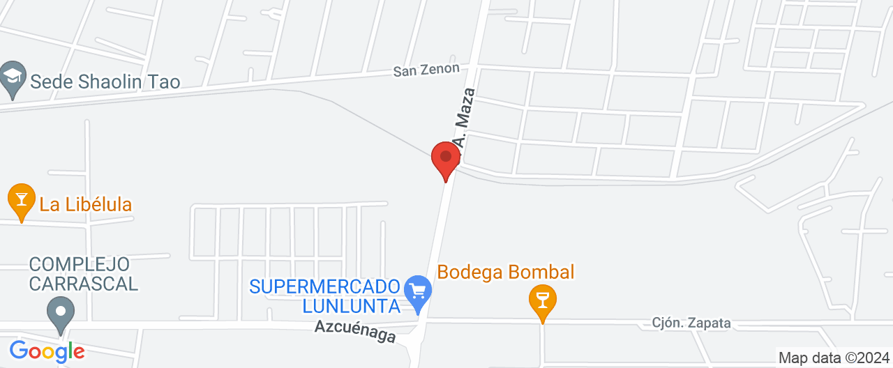 Mapa de la ubicación