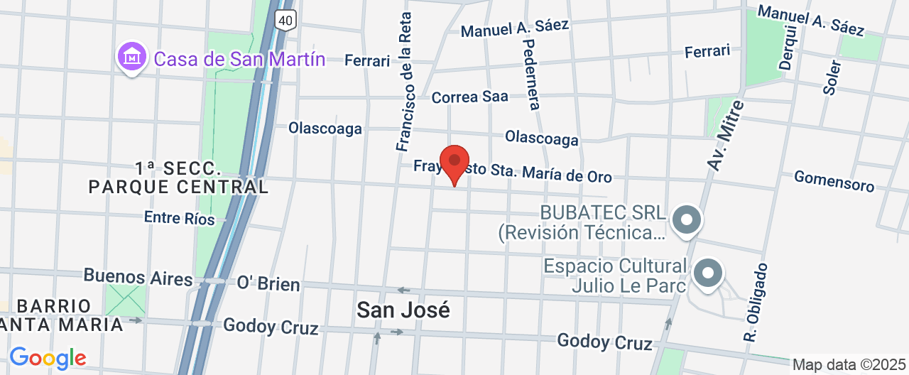 Mapa de la ubicación