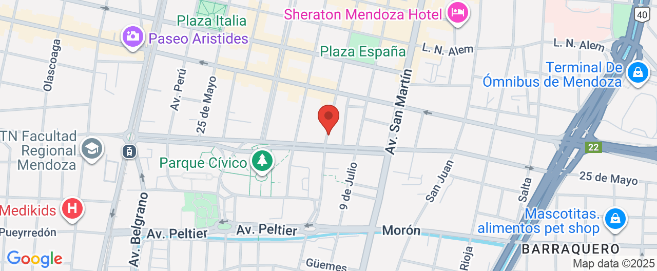Mapa de la ubicación