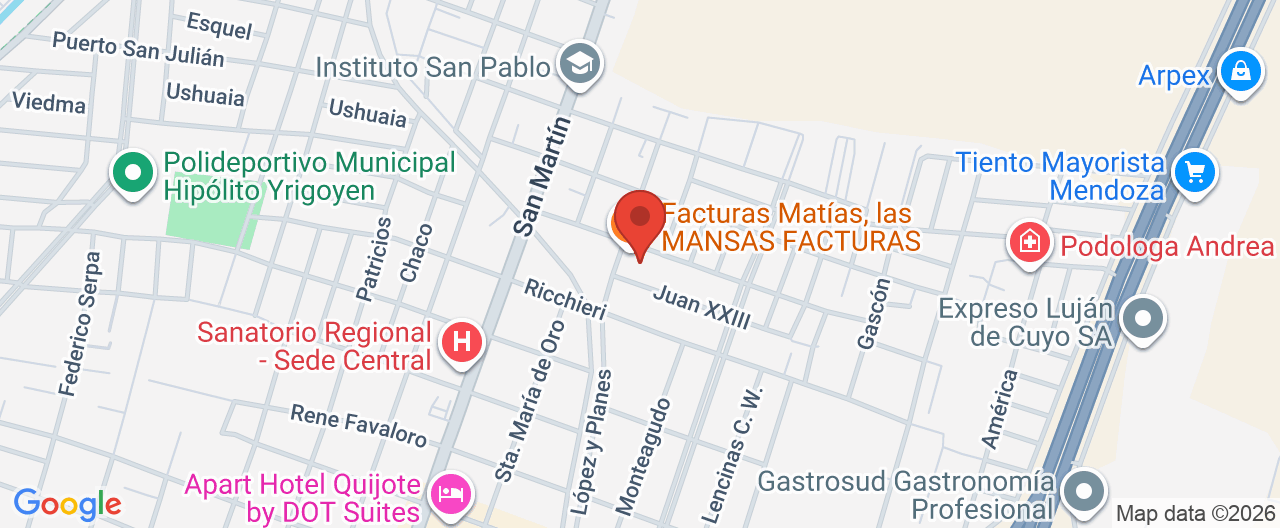 Mapa de la ubicación
