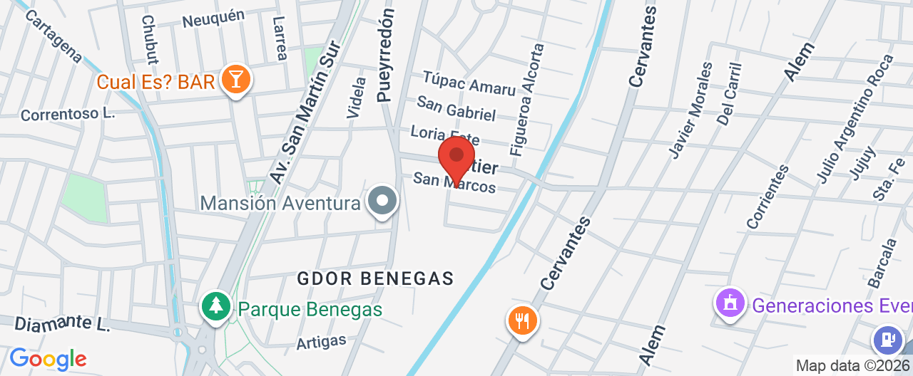 Mapa de la ubicación
