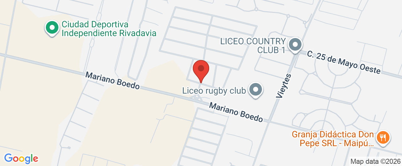 Mapa de la ubicación