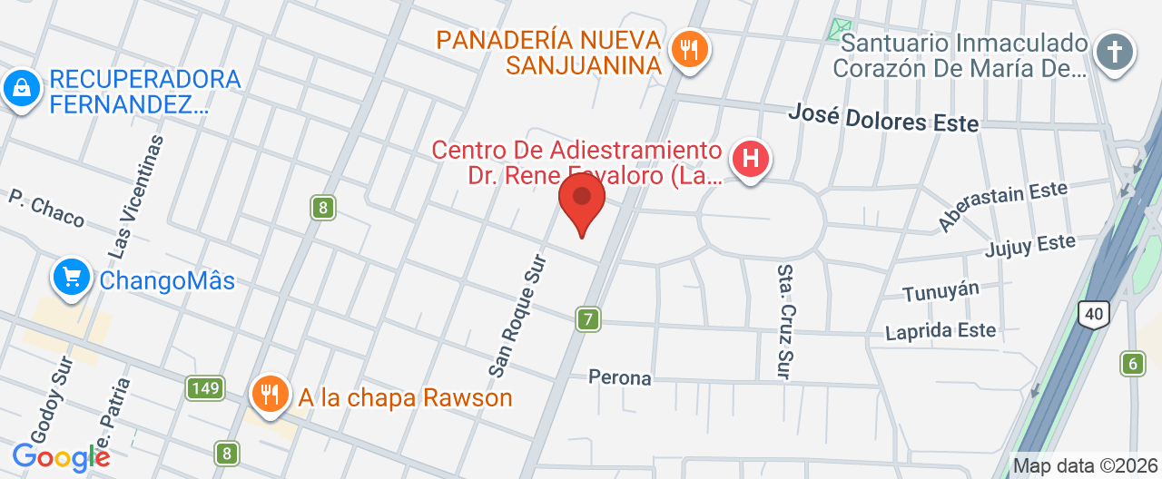 Mapa de la ubicación