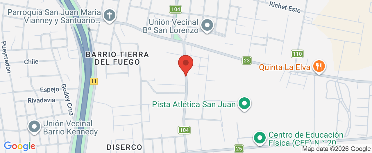 Mapa de la ubicación