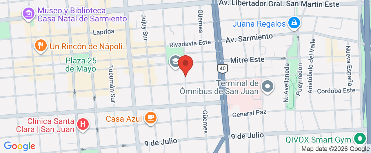 Mapa de la ubicación