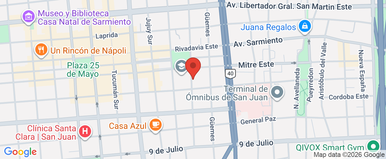 Mapa de la ubicación