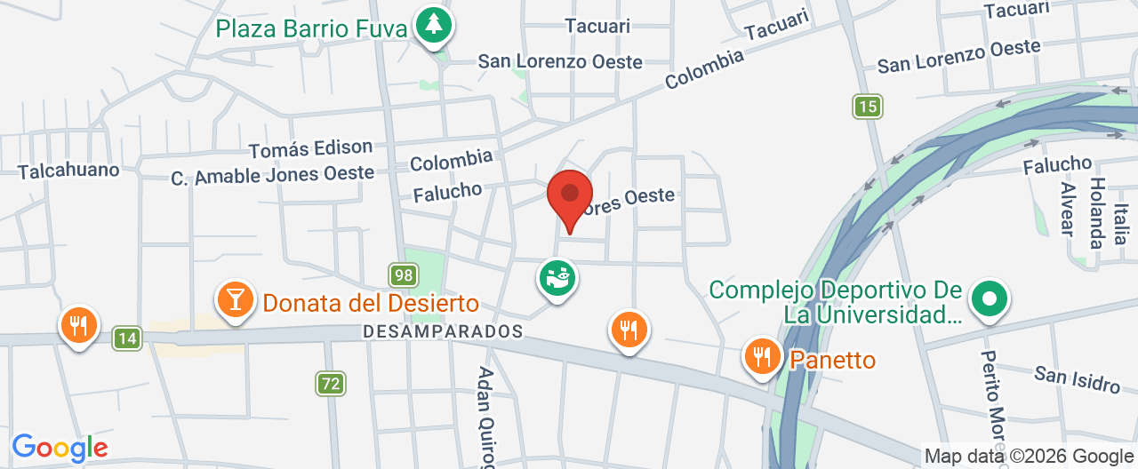 Mapa de la ubicación