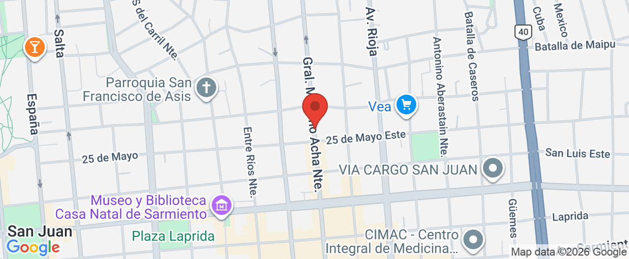 Mapa de la ubicación