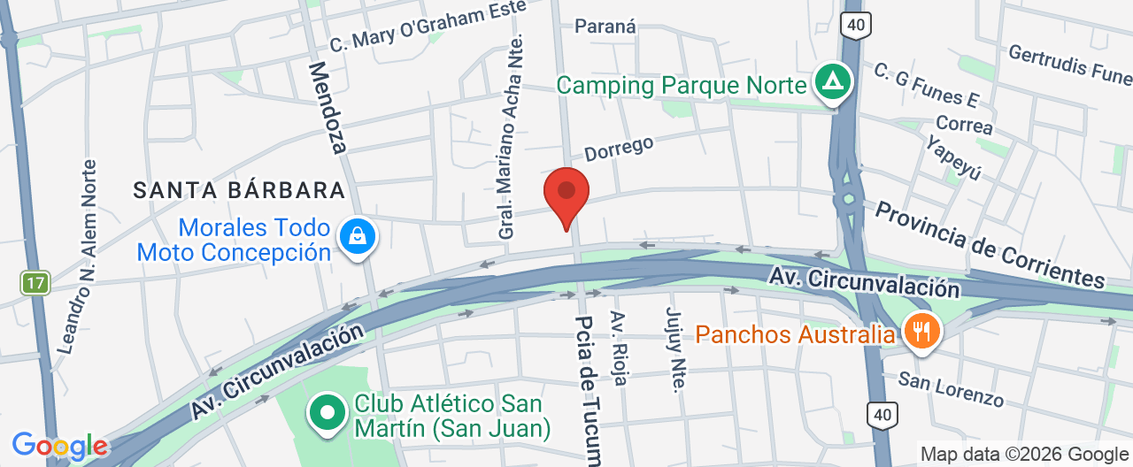 Mapa de la ubicación