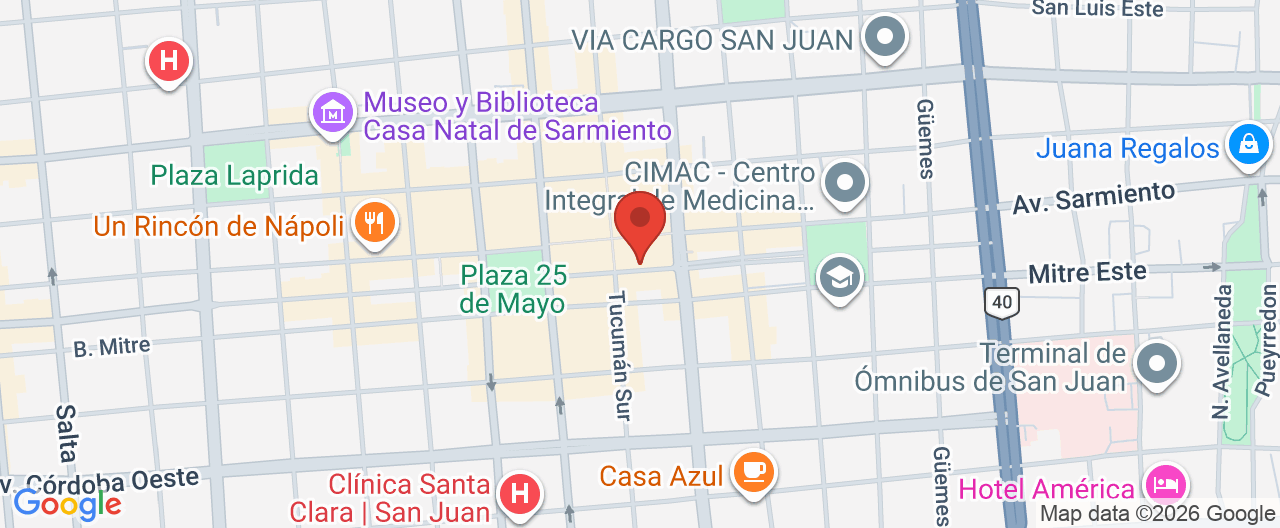 Mapa de la ubicación