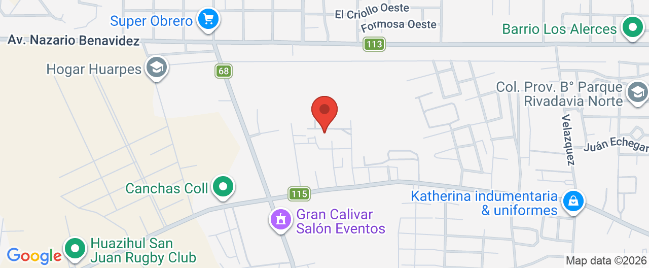Mapa de la ubicación