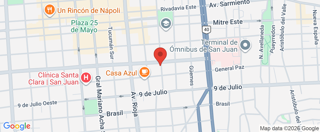 Mapa de la ubicación