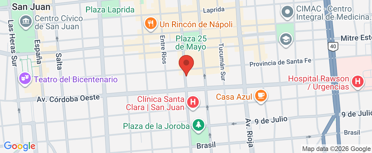 Mapa de la ubicación