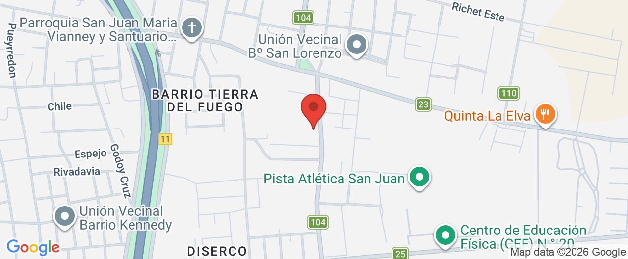 Mapa de la ubicación
