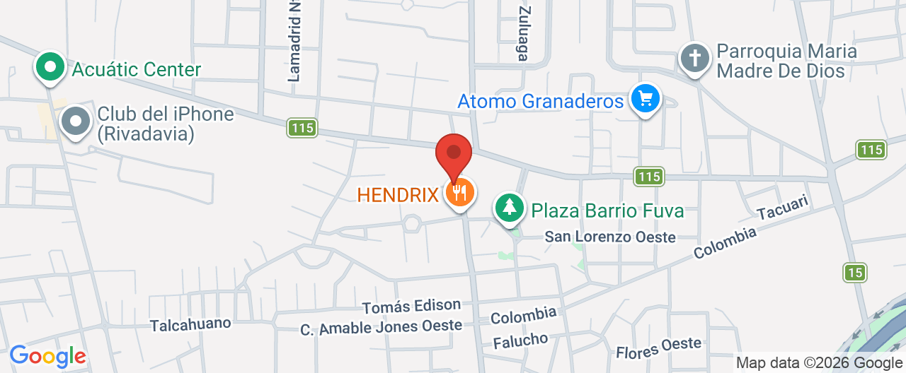 Mapa de la ubicación