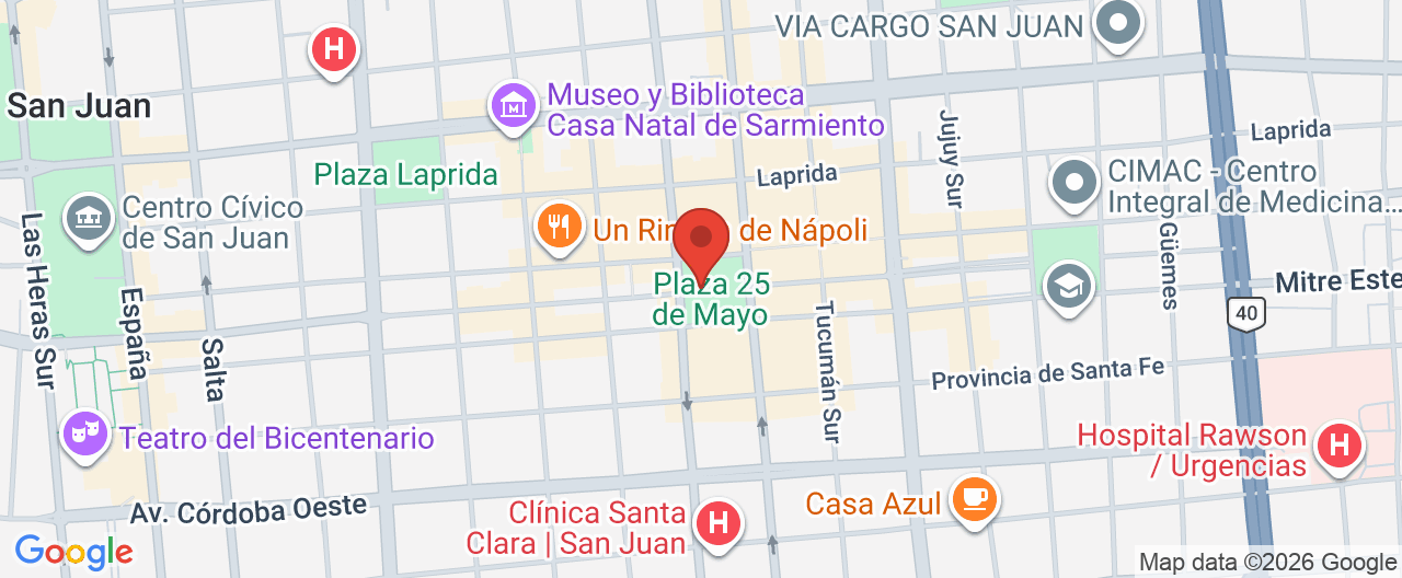 Mapa de la ubicación