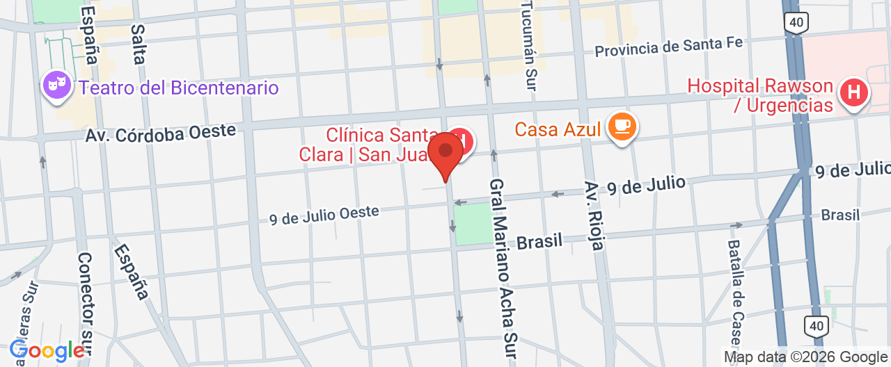 Mapa de la ubicación