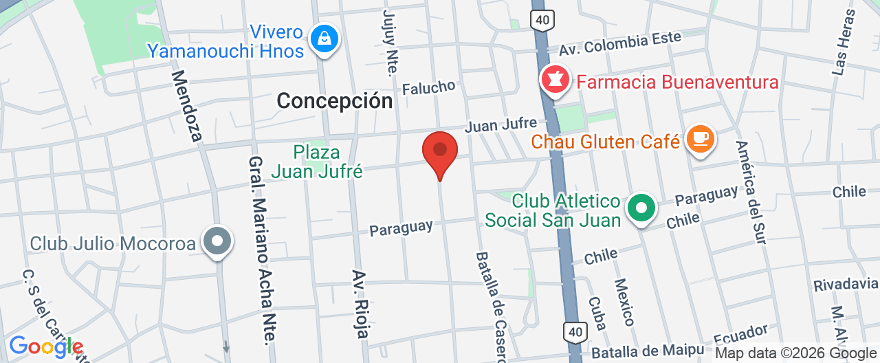 Mapa de la ubicación