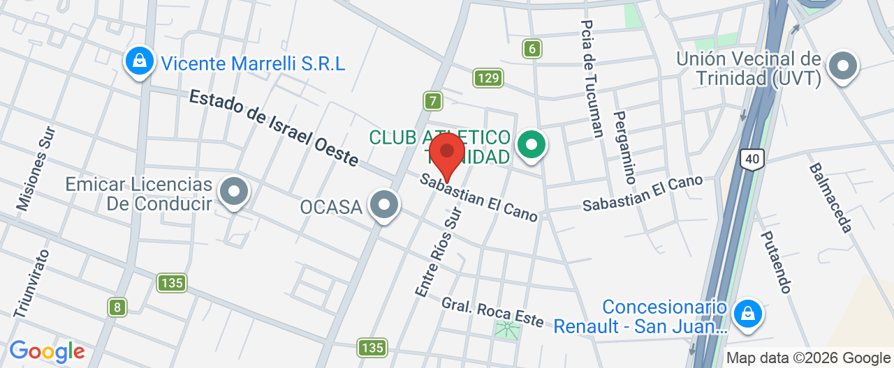 Mapa de la ubicación