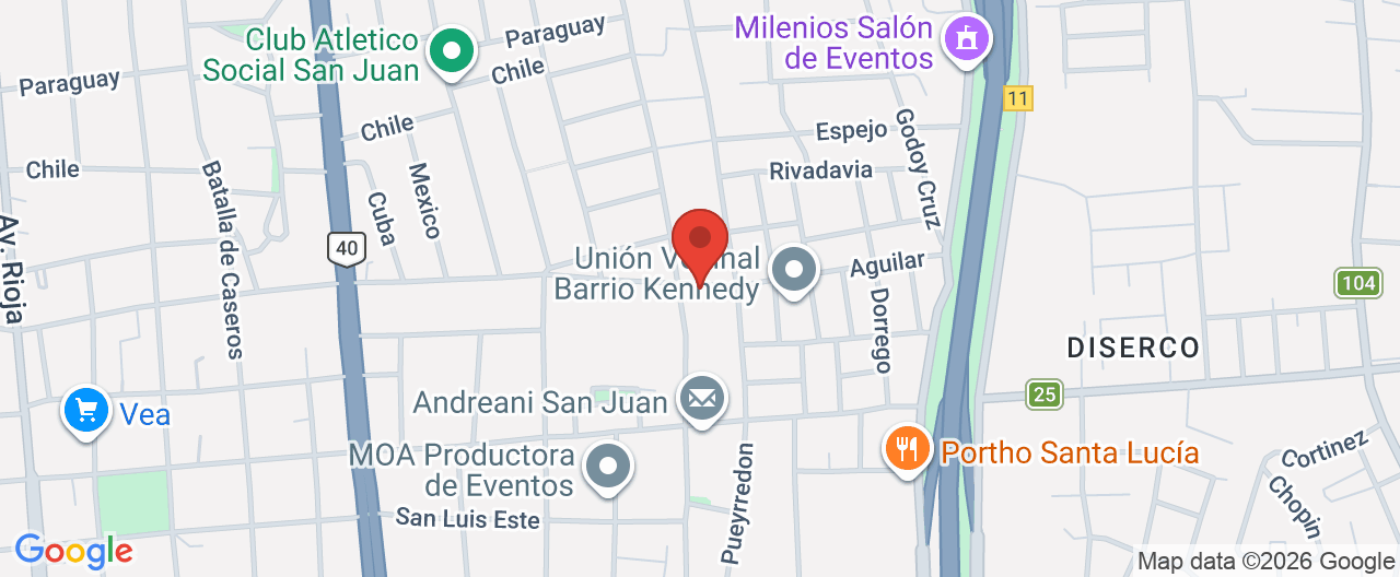 Mapa de la ubicación